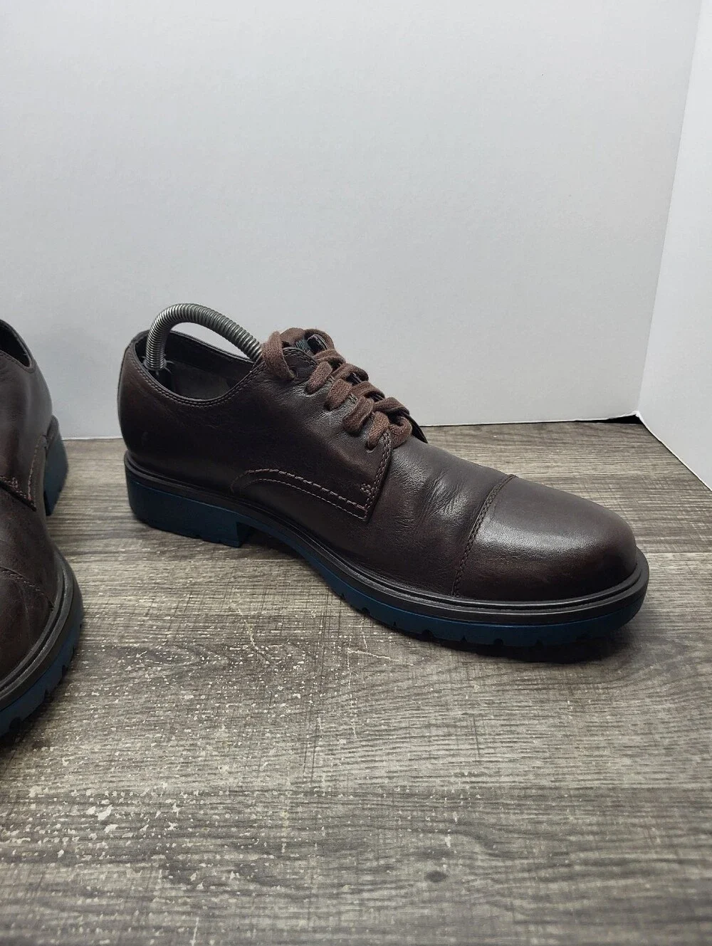 Camper Leather Oxfords Dress Shoes Brown Mens Size EU 42 US 9